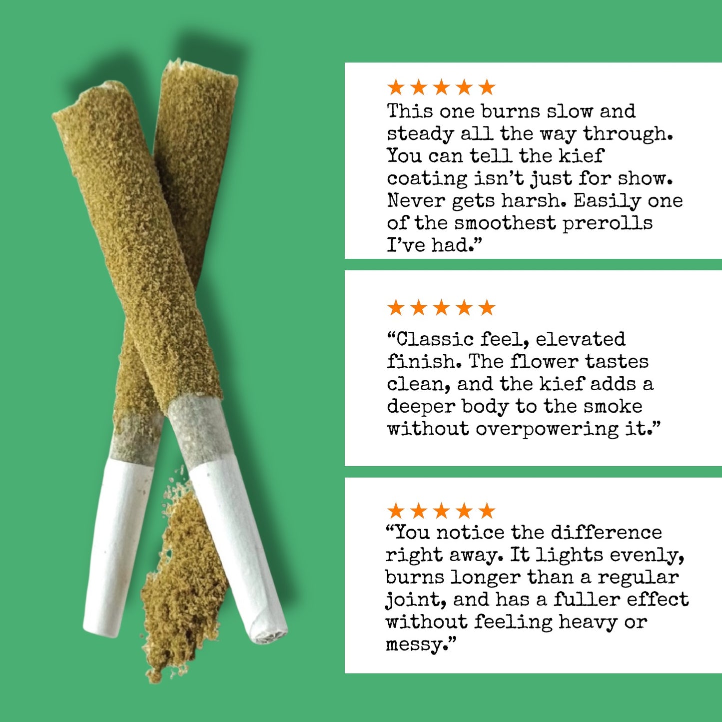 Caviar Joints – 0.5g (Kief on the Outside)