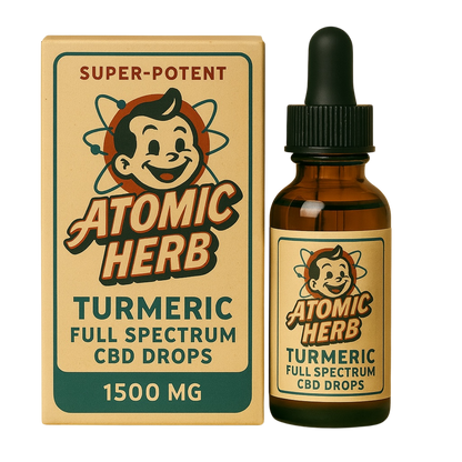 Turmeric Full Spectrum CBD Drops | 1500 mg
